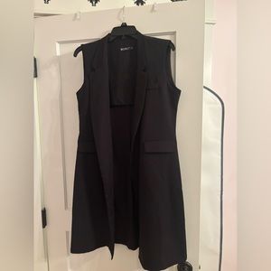 Black Vest Blazer